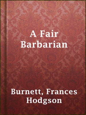 A Fair Barbarian - ebook